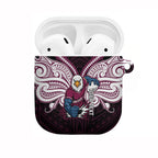 Custom Manly Warringah Sea Eagles AirPods Case Sea Eagle Warrior Polynesia Islander Rugby Mascot