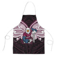 Custom Manly Warringah Sea Eagles Apron Sea Eagle Warrior Polynesia Islander Rugby Mascot
