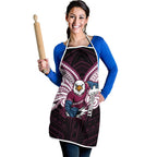 Custom Manly Warringah Sea Eagles Apron Sea Eagle Warrior Polynesia Islander Rugby Mascot