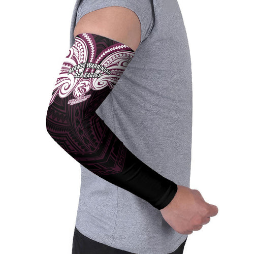 Custom Manly Warringah Sea Eagles Arm Sleeves Sea Eagle Warrior Polynesia Islander Rugby Mascot