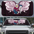 Custom Manly Warringah Sea Eagles Auto Sun Shade Sea Eagle Warrior Polynesia Islander Rugby Mascot