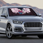 Custom Manly Warringah Sea Eagles Auto Sun Shade Sea Eagle Warrior Polynesia Islander Rugby Mascot