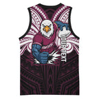 Custom Manly Warringah Sea Eagles Basketball Jersey Sea Eagle Warrior Polynesia Islander Rugby Mascot