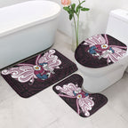 Custom Manly Warringah Sea Eagles Bathroom Set Sea Eagle Warrior Polynesia Islander Rugby Mascot