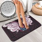 Custom Manly Warringah Sea Eagles Bathroom Set Sea Eagle Warrior Polynesia Islander Rugby Mascot