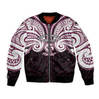 Custom Manly Warringah Sea Eagles Bomber Jacket Sea Eagle Warrior Polynesia Islander Rugby Mascot