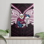Custom Manly Warringah Sea Eagles Canvas Wall Art Sea Eagle Warrior Polynesia Islander Rugby Mascot