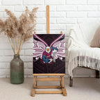 Custom Manly Warringah Sea Eagles Canvas Wall Art Sea Eagle Warrior Polynesia Islander Rugby Mascot