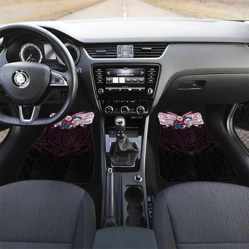 Custom Manly Warringah Sea Eagles Car Mats Sea Eagle Warrior Polynesia Islander Rugby Mascot