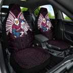 Custom Manly Warringah Sea Eagles Car Seat Cover Sea Eagle Warrior Polynesia Islander Rugby Mascot