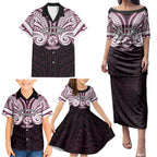Custom Manly Warringah Sea Eagles Family Matching Puletasi and Hawaiian Shirt Sea Eagle Warrior Polynesia Islander Rugby Mascot