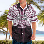 Custom Manly Warringah Sea Eagles Hawaiian Shirt Sea Eagle Warrior Polynesia Islander Rugby Mascot