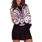 Custom Manly Warringah Sea Eagles Hoodie Dress Sea Eagle Warrior Polynesia Islander Rugby Mascot