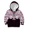Custom Manly Warringah Sea Eagles Kid Hoodie Sea Eagle Warrior Polynesia Islander Rugby Mascot