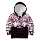 Custom Manly Warringah Sea Eagles Kid Hoodie Sea Eagle Warrior Polynesia Islander Rugby Mascot