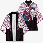 Custom Manly Warringah Sea Eagles Kimono Sea Eagle Warrior Polynesia Islander Rugby Mascot