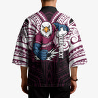 Custom Manly Warringah Sea Eagles Kimono Sea Eagle Warrior Polynesia Islander Rugby Mascot