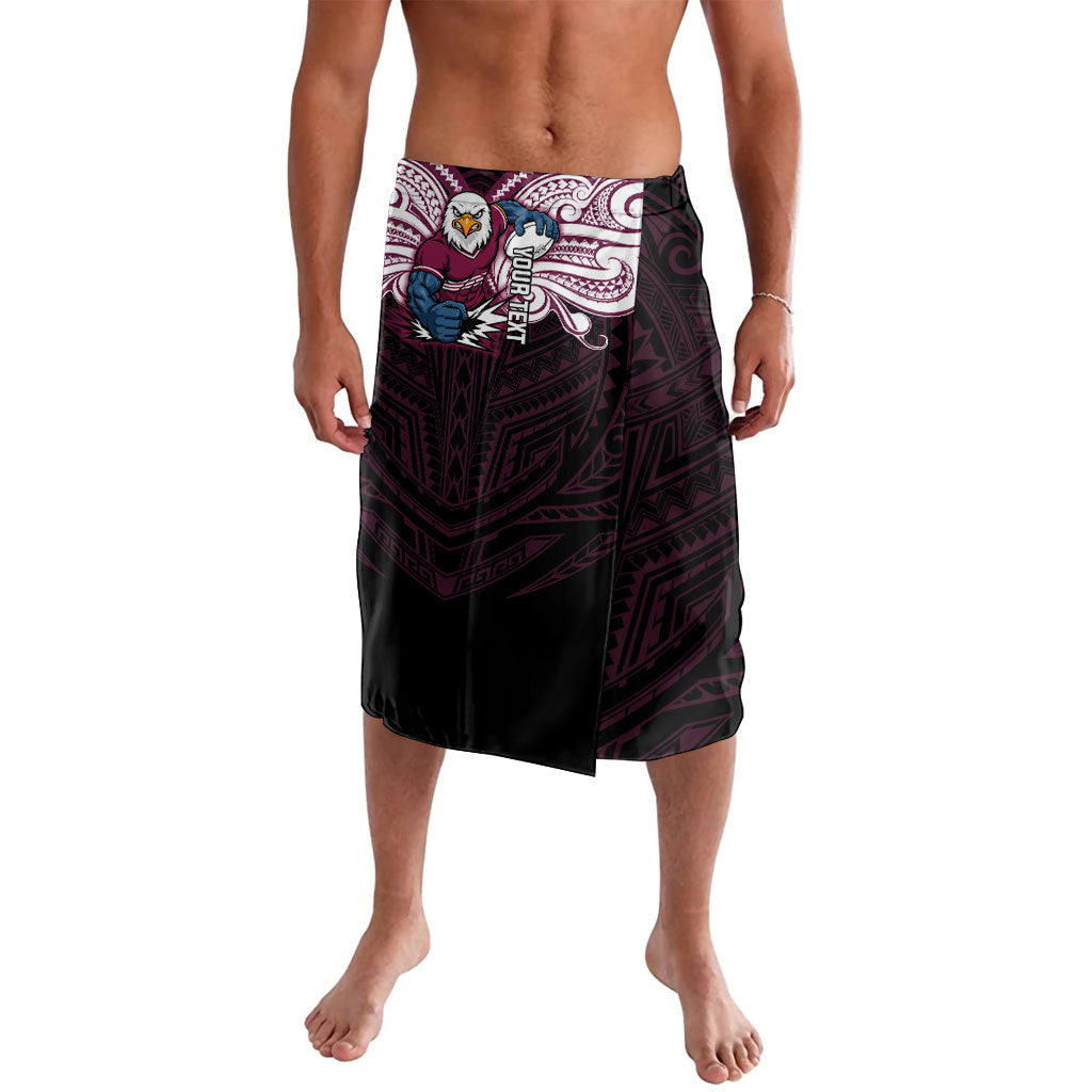 Custom Manly Warringah Sea Eagles Lavalava Sea Eagle Warrior Polynesia Islander Rugby Mascot