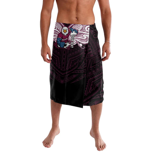 Custom Manly Warringah Sea Eagles Lavalava Sea Eagle Warrior Polynesia Islander Rugby Mascot