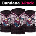 Custom Manly Warringah Sea Eagles Neck Gaiter Sea Eagle Warrior Polynesia Islander Rugby Mascot