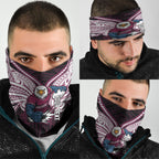 Custom Manly Warringah Sea Eagles Neck Gaiter Sea Eagle Warrior Polynesia Islander Rugby Mascot
