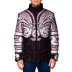 Custom Manly Warringah Sea Eagles Padded Jacket Sea Eagle Warrior Polynesia Islander Rugby Mascot