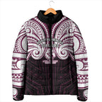 Custom Manly Warringah Sea Eagles Padded Jacket Sea Eagle Warrior Polynesia Islander Rugby Mascot