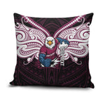 Custom Manly Warringah Sea Eagles Pillow Cover Sea Eagle Warrior Polynesia Islander Rugby Mascot