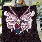 Custom Manly Warringah Sea Eagles Quilt Sea Eagle Warrior Polynesia Islander Rugby Mascot