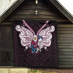 Custom Manly Warringah Sea Eagles Quilt Sea Eagle Warrior Polynesia Islander Rugby Mascot