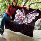Custom Manly Warringah Sea Eagles Quilt Sea Eagle Warrior Polynesia Islander Rugby Mascot