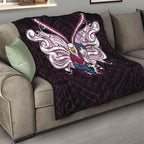Custom Manly Warringah Sea Eagles Quilt Sea Eagle Warrior Polynesia Islander Rugby Mascot