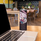 Custom Manly Warringah Sea Eagles Skinny Tumbler Sea Eagle Warrior Polynesia Islander Rugby Mascot