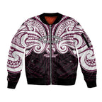 Custom Manly Warringah Sea Eagles Sleeve Zip Bomber Jacket Sea Eagle Warrior Polynesia Islander Rugby Mascot