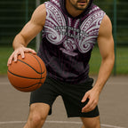Custom Manly Warringah Sea Eagles Sleeveless Hoodie Sea Eagle Warrior Polynesia Islander Rugby Mascot