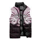 Custom Manly Warringah Sea Eagles Sleeveless Puffer Jacket Sea Eagle Warrior Polynesia Islander Rugby Mascot