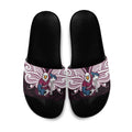 Custom Manly Warringah Sea Eagles Slide Sandals Sea Eagle Warrior Polynesia Islander Rugby Mascot