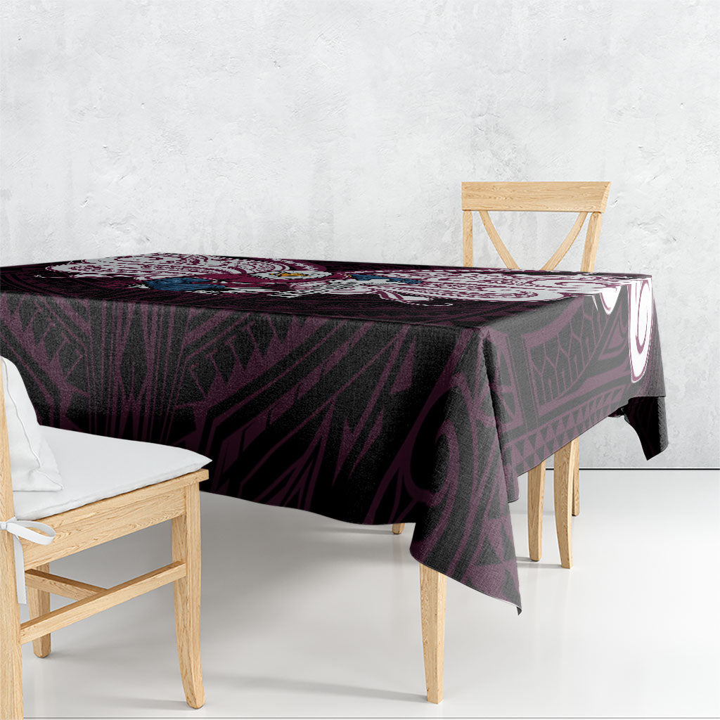 Custom Manly Warringah Sea Eagles Tablecloth Sea Eagle Warrior Polynesia Islander Rugby Mascot