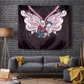 Custom Manly Warringah Sea Eagles Tapestry Sea Eagle Warrior Polynesia Islander Rugby Mascot