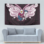 Custom Manly Warringah Sea Eagles Tapestry Sea Eagle Warrior Polynesia Islander Rugby Mascot