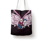 Custom Manly Warringah Sea Eagles Tote Bag Sea Eagle Warrior Polynesia Islander Rugby Mascot