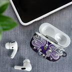 Custom Melbourne Storm AirPods Case Lightning Warrior Polynesia Islander Rugby Mascot
