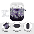 Custom Melbourne Storm AirPods Case Lightning Warrior Polynesia Islander Rugby Mascot