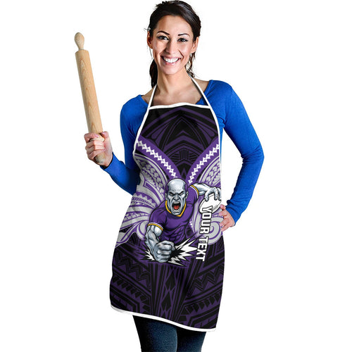 Custom Melbourne Storm Apron Lightning Warrior Polynesia Islander Rugby Mascot