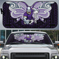 Custom Melbourne Storm Auto Sun Shade Lightning Warrior Polynesia Islander Rugby Mascot
