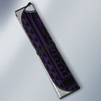 Custom Melbourne Storm Auto Sun Shade Lightning Warrior Polynesia Islander Rugby Mascot