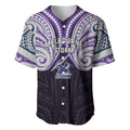 Custom Melbourne Storm Baseball Jersey Lightning Warrior Polynesia Islander Rugby Mascot