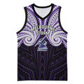 Custom Melbourne Storm Basketball Jersey Lightning Warrior Polynesia Islander Rugby Mascot