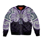 Custom Melbourne Storm Bomber Jacket Lightning Warrior Polynesia Islander Rugby Mascot