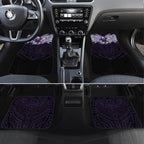 Custom Melbourne Storm Car Mats Lightning Warrior Polynesia Islander Rugby Mascot